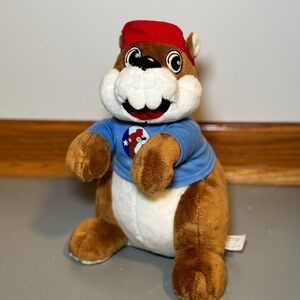 BUC-EES Plush Beaver Don't Mess With Texas Shirt Red Hat 10” Bucees Buccees